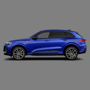 Side profile of blue 2026 Audi Q5